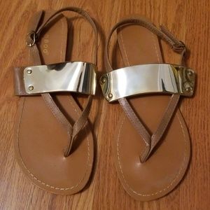 🧡Gold Detail Sandals